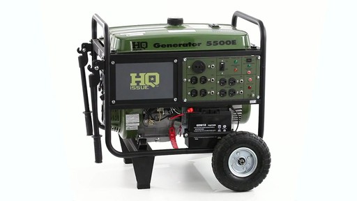 HQ Issue Gas Generator 5500 Watt 360 View - image 1 from the video