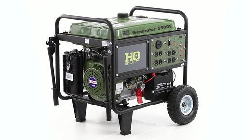 HQ Issue Gas Generator 5500 Watt 360 View - image 2 from the video