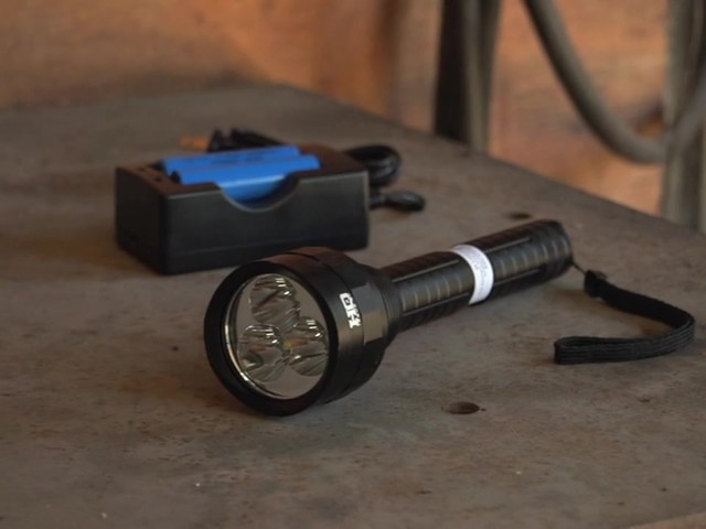 HQ ISSUE™ 2,000-lumen Rechargeable Tactical Flashlight - image 1 from the video