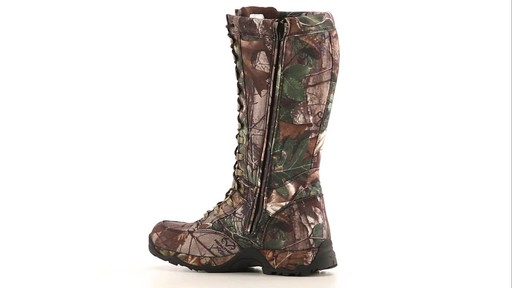Guide Gear Mens Nylon Snake Boots Waterproof Side Zip 360 View - image 10 from the video