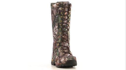Guide Gear Mens Nylon Snake Boots Waterproof Side Zip 360 View - image 3 from the video