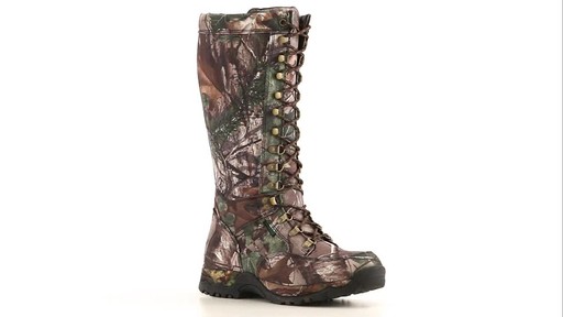 Guide Gear Mens Nylon Snake Boots Waterproof Side Zip 360 View - image 4 from the video