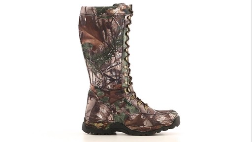 Guide Gear Mens Nylon Snake Boots Waterproof Side Zip 360 View - image 5 from the video