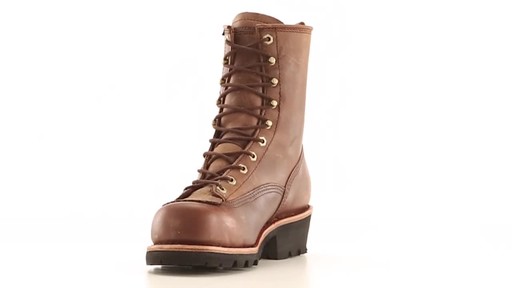 Chippewa Men's Paladin Bay Apache Lace-to-Toe Waterproof Steel Toe Logger Boots - image 1 from the video