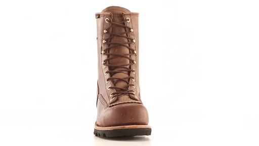 Chippewa Men's Paladin Bay Apache Lace-to-Toe Waterproof Steel Toe Logger Boots - image 2 from the video