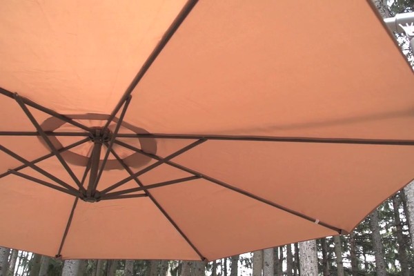  CASTLECREEK™ 10' Cantilever Patio Umbrella - image 10 from the video