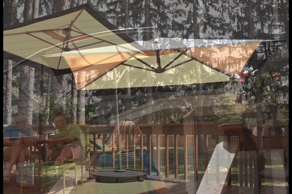 CASTLECREEK™ Square Cantilever Patio Umbrella - image 8 from the video