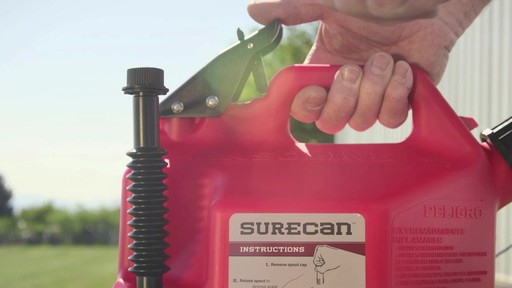 Surecan 5 Gallon Gas Can - image 1 from the video