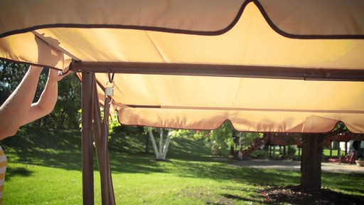 CASTLECREEK Canopied Swing Bed - image 6 from the video