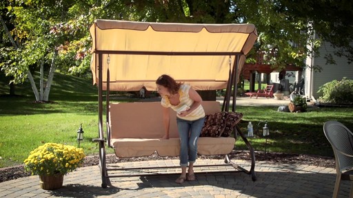 CASTLECREEK Canopied Swing Bed - image 9 from the video