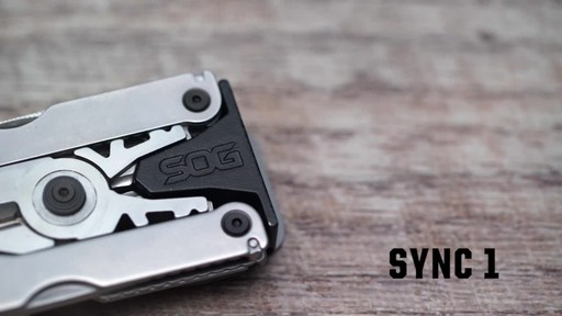 SOG Sync Belt Buckle Multi Tools - image 1 from the video