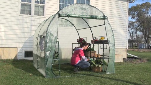CASTLECREEK Arch Walk-in Greenhouse - image 2 from the video