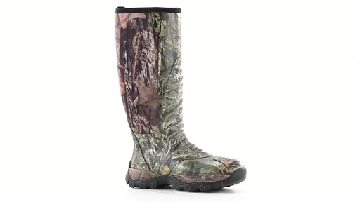 Guide Gear Men's Wood Creek Rubber Hunting Boots Waterproof 360 View - image 2 from the video