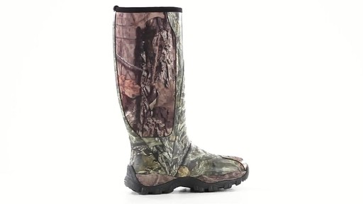Guide Gear Men's Wood Creek Rubber Hunting Boots Waterproof 360 View - image 3 from the video