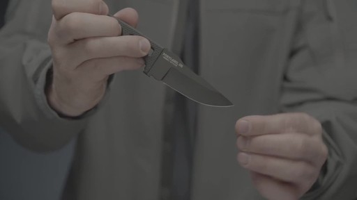 Gerber Ghostrike Fixed Blade Knife Black - image 7 from the video