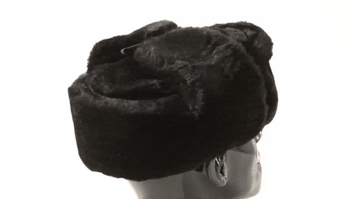 New Fur Ushanka Hat with Badge 360 View - image 4 from the video