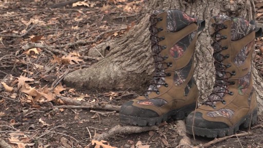 Guide Gear Giant Timber II Men's 1400 Gram Insulated Hunting Boots Waterproof Mossy Oak - image 10 from the video