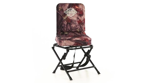 Guide Gear Camo Swivel Hunting Chair 360 View - image 1 from the video