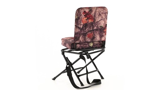Guide Gear Camo Swivel Hunting Chair 360 View - image 4 from the video