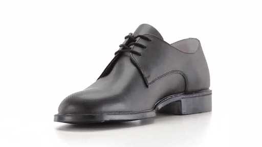 French Military Surplus Bally Leather Dress Shoes New - image 2 from the video