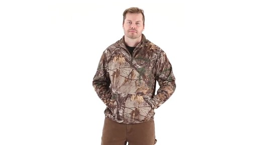 Guide Gear Men's Scent Control Quarter-Zip Hoodie 360 View - image 6 from the video