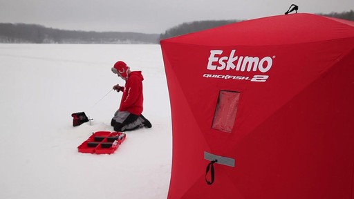 Eskimo QuickFish2 Ice Fishing Travel Cover - image 1 from the video
