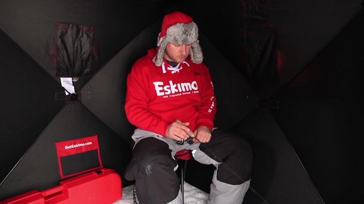 Eskimo QuickFish2 Ice Fishing Travel Cover - image 4 from the video