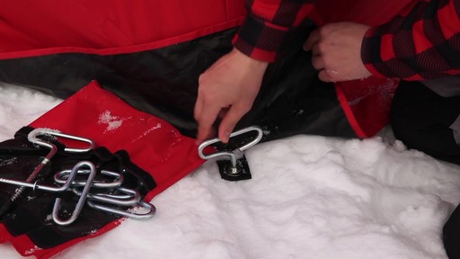 Eskimo QuickFish2 Ice Fishing Travel Cover - image 8 from the video