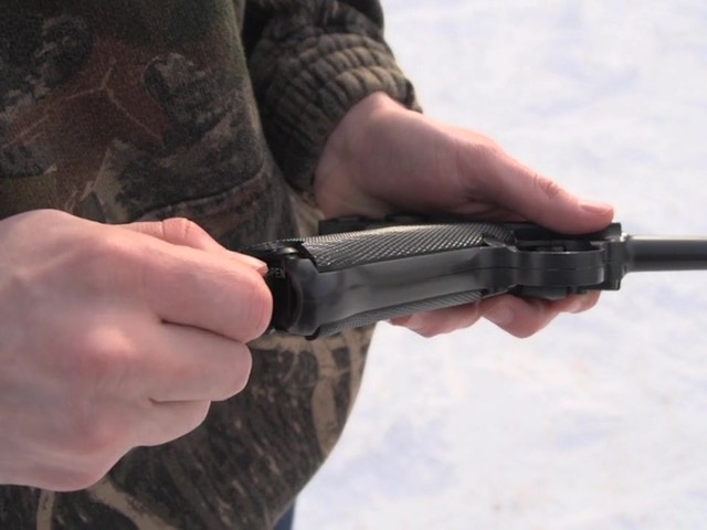 Umarex® Legends Luger P08 .177 cal. CO2 Air Pistol - image 4 from the video