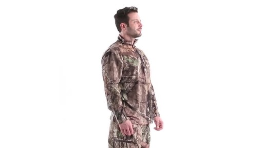 Guide Gear Men's Performance Hunting Long-Sleeve Quarter-Zip Shirt 360 View - image 2 from the video
