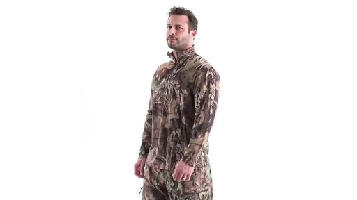 Guide Gear Men's Performance Hunting Long-Sleeve Quarter-Zip Shirt 360 View - image 9 from the video