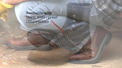 Guide Gear Men's Premium Kiltie Work Boots - image 5 from the video