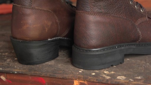 Guide Gear Men's Premium Kiltie Work Boots - image 8 from the video