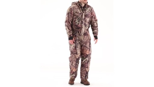 Guide Gear Men's Guide Dry Hunt Coveralls Waterproof Insulated 360 View - image 1 from the video