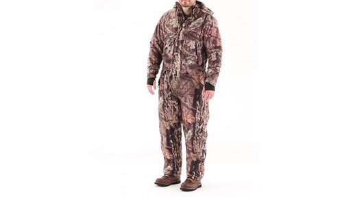 Guide Gear Men's Guide Dry Hunt Coveralls Waterproof Insulated 360 View - image 10 from the video