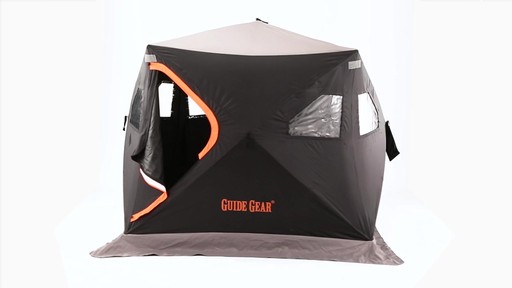 Guide Gear 6' x 6' Insulated Ice Fishing Shelter 360 View - image 10 from the video