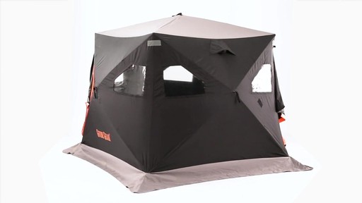 Guide Gear 6' x 6' Insulated Ice Fishing Shelter 360 View - image 3 from the video