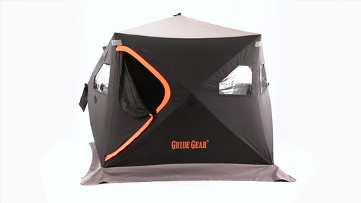Guide Gear 6' x 6' Insulated Ice Fishing Shelter 360 View - image 5 from the video