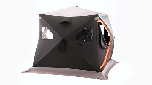 Guide Gear 6' x 6' Insulated Ice Fishing Shelter 360 View - image 7 from the video