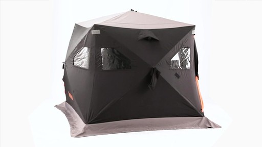 Guide Gear 6' x 6' Insulated Ice Fishing Shelter 360 View - image 8 from the video