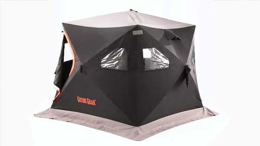 Guide Gear 6' x 6' Insulated Ice Fishing Shelter 360 View - image 9 from the video