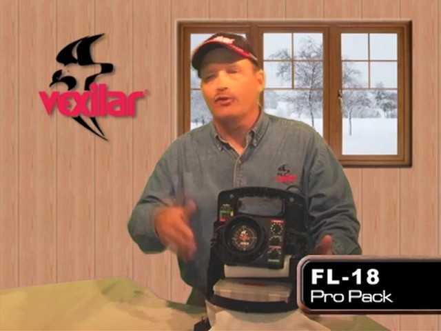 Vexilar FL-18 Flasher Fishfinder Pro Pack II with 12° Ice-Ducer - image 1 from the video