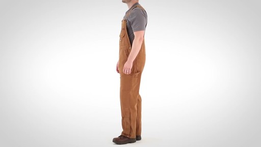 Gravel Gear Men's Duck Bib Overalls With Teflon - image 9 from the video