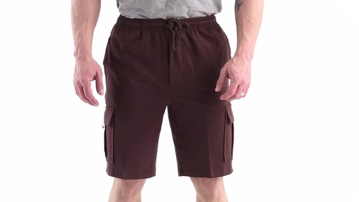 Guide Gear Men's Knit Cargo Shorts 360 View - image 10 from the video