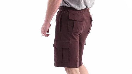 Guide Gear Men's Knit Cargo Shorts 360 View - image 7 from the video