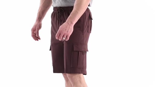 Guide Gear Men's Knit Cargo Shorts 360 View - image 8 from the video