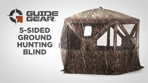 Guide Gear 5-Sided Ground Hunting Blind - image 1 from the video