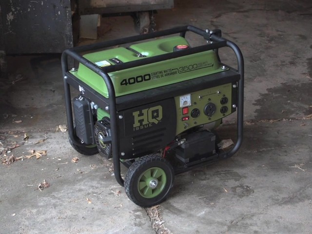 HQ ISSUE™ 4,000W Generator with Electric Start - image 10 from the video