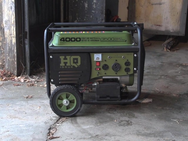 HQ ISSUE™ 4,000W Generator with Electric Start - image 2 from the video