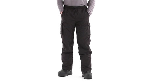 Guide Gear Men's Cargo Snow Pants 360 View - image 10 from the video